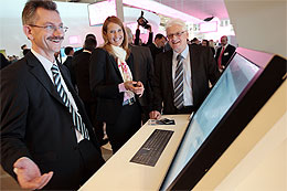 Foto von der CeBIT 2010