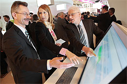 Foto von der CeBIT 2010