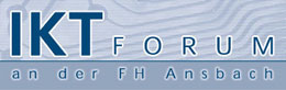 Logo des IKT Forum an der Hochschule Ansbach