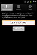 Screenshot 2 der SiXFORM-App unter Android