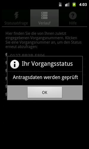 Screenshot 2 der SiXFORM-App unter Android
